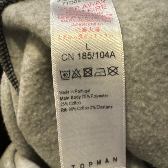 Mens Topman Plaid Sweater - Picture 4 of 4